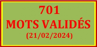 TABLEAU BILINGUE DES 700 MOTS VALIDÉS - TAIOHAE 16-20/02/2024