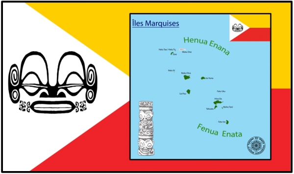 15/06/2021 (MAJ : 13/07/2026) - ATAHENUA O TE HENUA ENANA - CARTE OFFICIELLE DES ÎLES MARQUISES